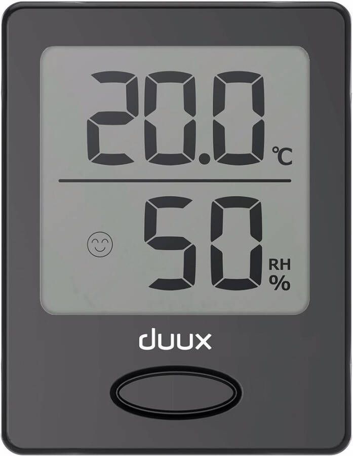 Duux Sense thermometer + hygrometer Klimaat accessoire Zwart