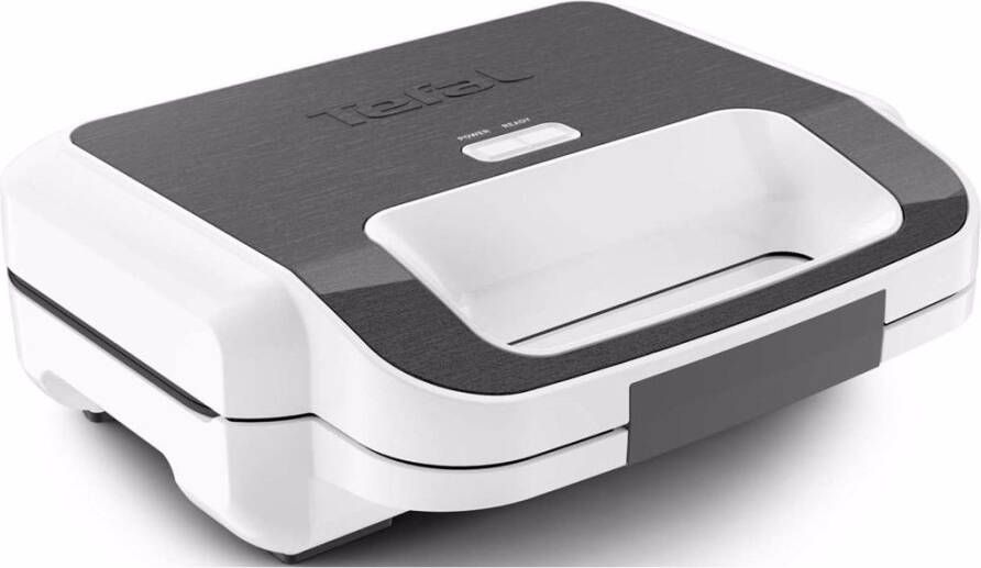 Tefal 2 in 1 sandwichmaker SW7011 snack XL 2 antiaanbak bakplatensets, extra diep model, bladen zijn geschikt voor de vaatwasser, receptenboek inclusief