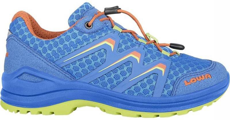 Lowa Maddow Lo wandelschoenen kobaltblauw/oranje kids