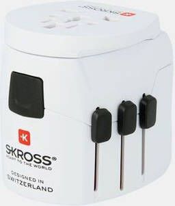 S-Kross S Kross Pro Light Usb Europe To World Wereldstekker Wit