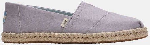 TOMS Alpargata Canvas Rope Plant Dyed Gallnut Sandaal Dames Middengrijs