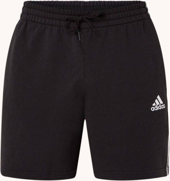 Adidas Essentials French Terry 3 Stripes Short Black/White Heren