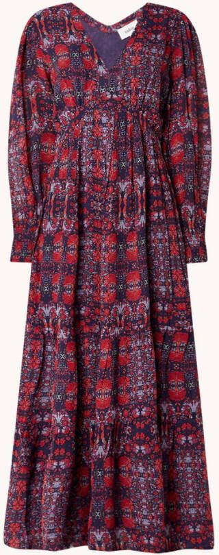 BA&SH Daryl maxi jurk met bloemenprint