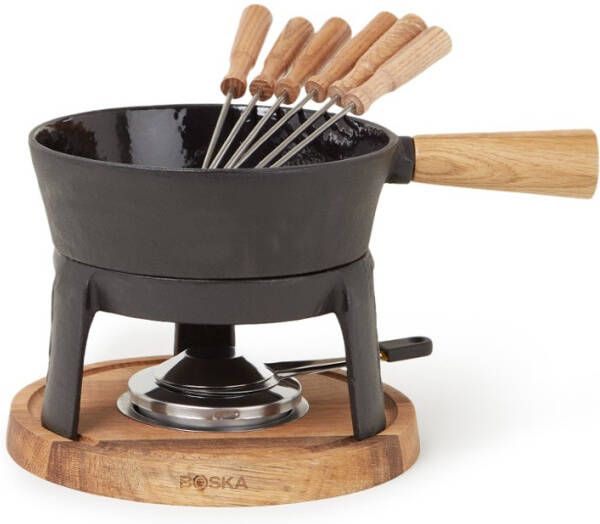 Boska Fondueset Pro L Kaasfondueset Gietijzer 1, 8 Liter
