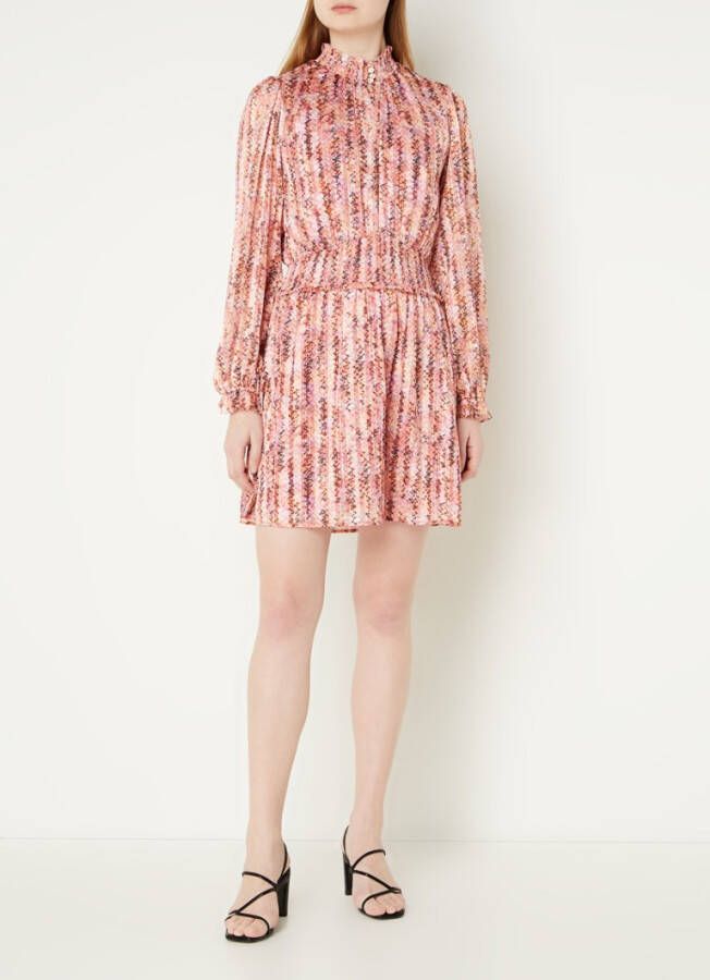 Dante 6 Vivida mini jurk met opengewerkt detail