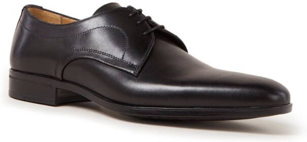 Giorgio Serrano Leren Schoen , Zwart, Heren