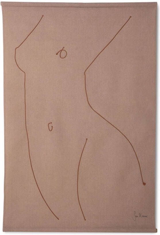 HKliving Wall Chart Woman Silhouette By Stella Molenaar print 147 x 97 cm