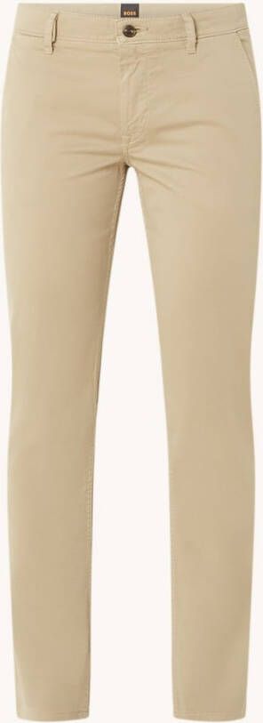 Hugo Boss Schino slim fit chino met steekzakken en stretch