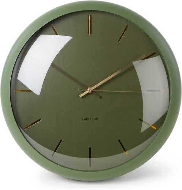 Karlsson Wandklokken Wall clock Globe Design Armando Breeveld Groen