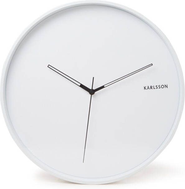 Karlsson Wandklok Hue Metaal Wit Ø40cm