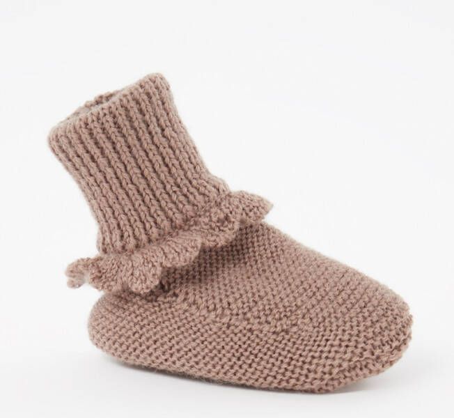 Konges Sl&#xF8, jd Tomama babyslofjes van wol