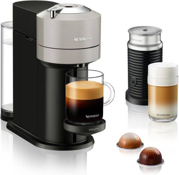 Krups Vertuo Next Nespresso machine & Aeroccino melkopschuimer XN911B