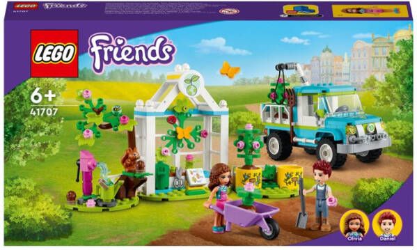 Lego 41707 Friends Bomenplantwagen Bloementuin Bouwspeelgoed met Auto en Dierenfiguren, Natuurset voor Kinderen vanaf 6 Jaar