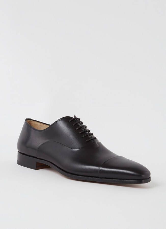 Magnanni nette schoenen effen leer zwart