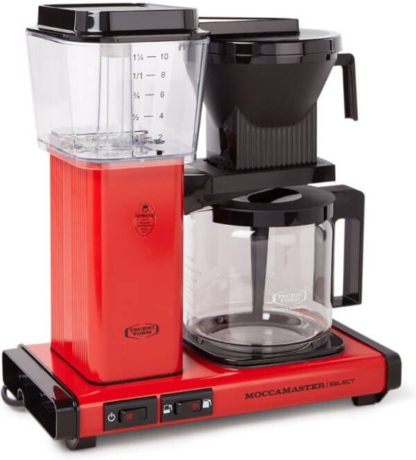 Moccamaster Douwe Egberts Filterkoffiezetapparaat Kbg Select Rood 1, 25l