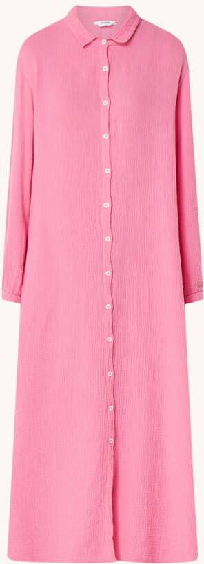 Penn & Ink Maxi blousejurk met structuur