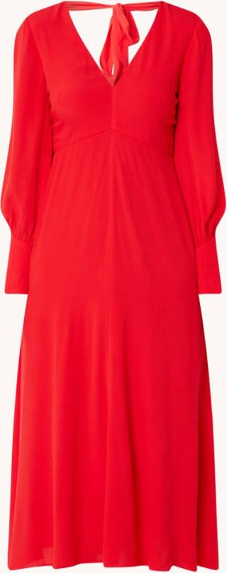 Whistles Amira midi jurk met rugdecollet&#xE9