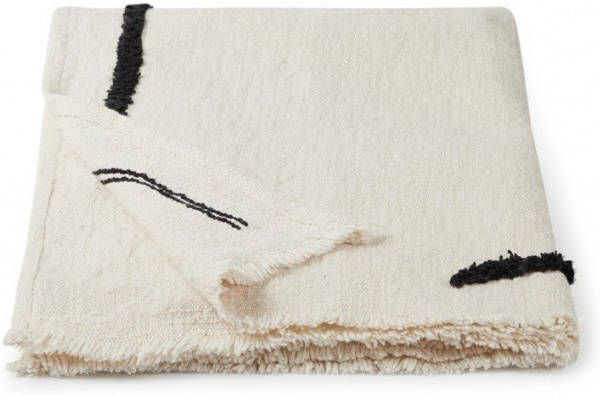 HKliving Plaid in katoenblend 130 x 170 cm