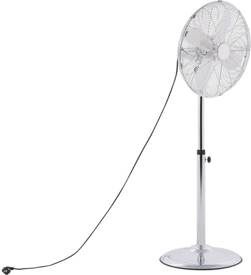 Beliani Trent Ventilator zilver metaal