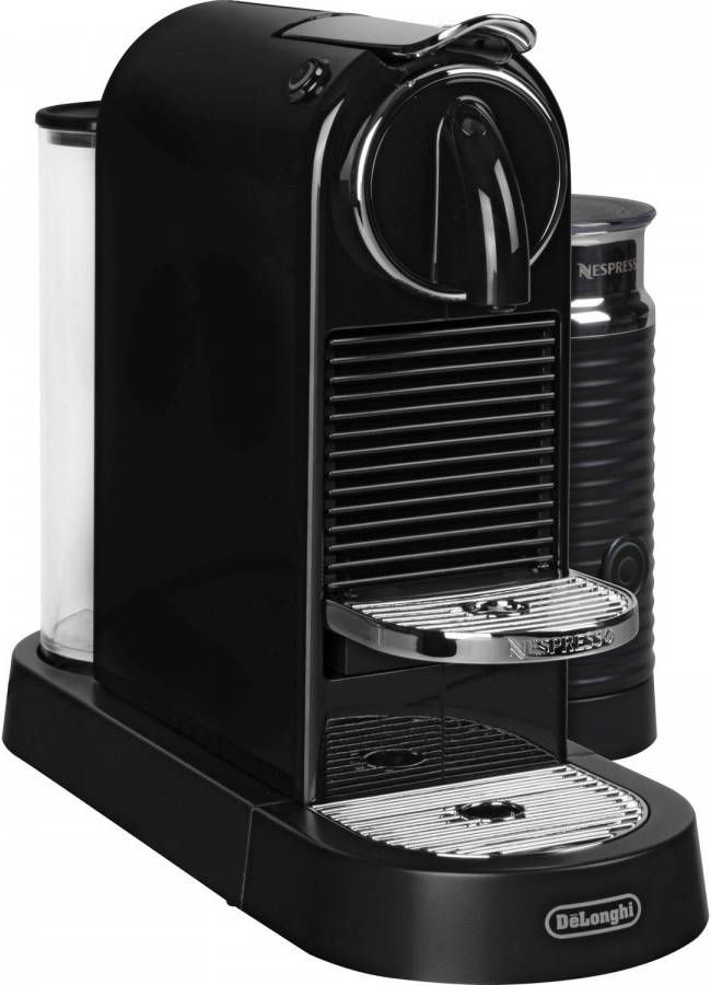 Nespresso Koffiecapsulemachine CITIZ EN 267.BAE van DeLonghi, zwart, inclusief aeroccino melkopschuimer, welkomstpakket met 14 capsules