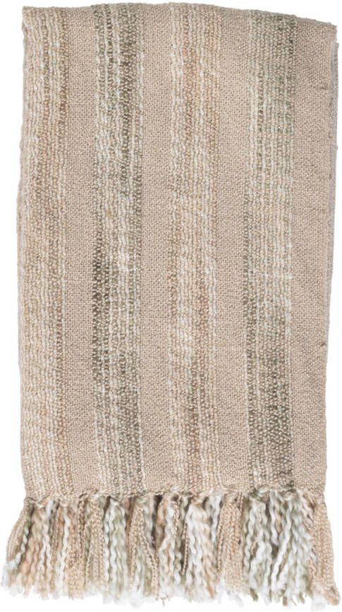 Dutch Decor Ocker Plaid 130x180 Cm Nude Roze