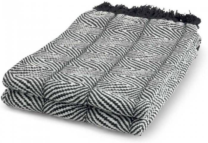 Dutch Decor Plaid Sabine 130x180 Cm Zwart