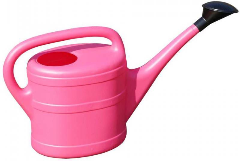 Geli kunststof gieter 5 liter roze