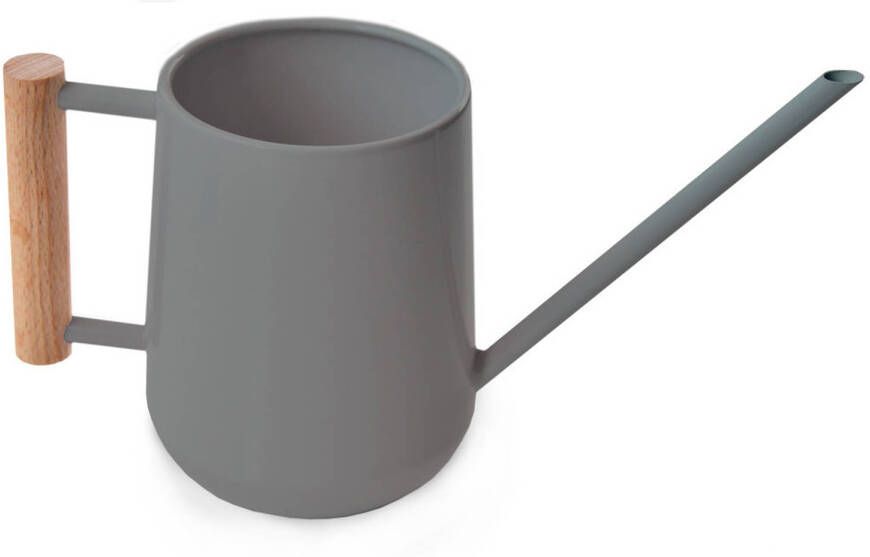 Merkloos Metalen Gieter Grijs 0, 7 Liter Gieters
