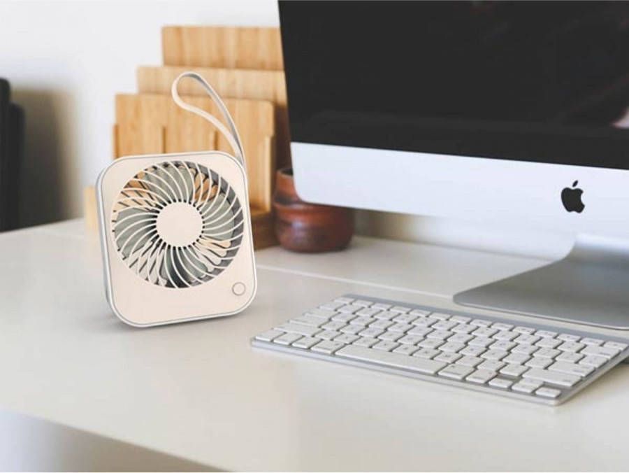 Perel Cfanusbd3 Design Ventilator Met Usb Aansluiting En Ingebouwde Accu