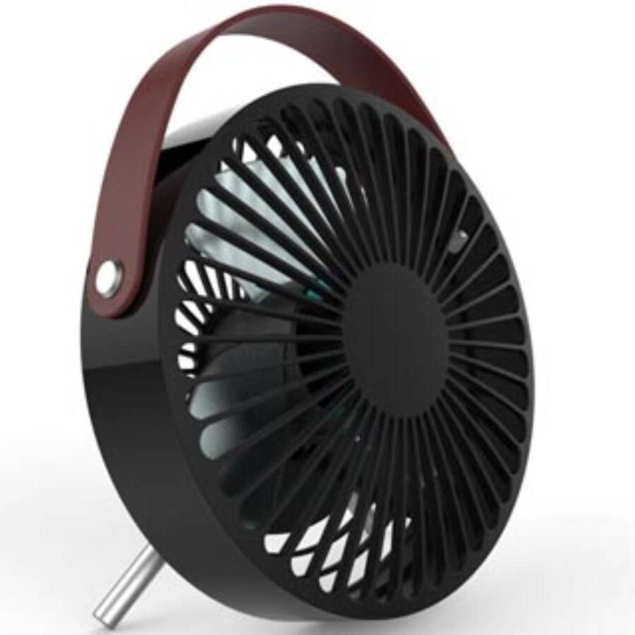 Perel Ventilator USB draagbaar zwart en bruin