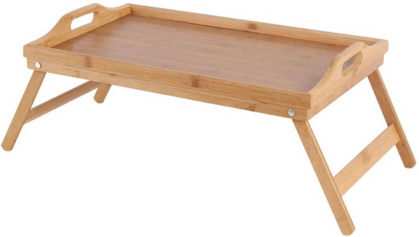 QUVIO Bedtafeltje dienblad bamboe