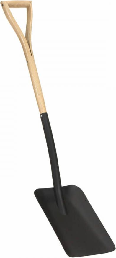 vidaXL Spade YD greep staal en essenhout