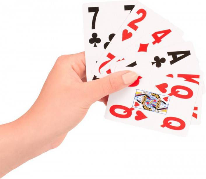 Speelkaarten met Extra Grote Symbolen