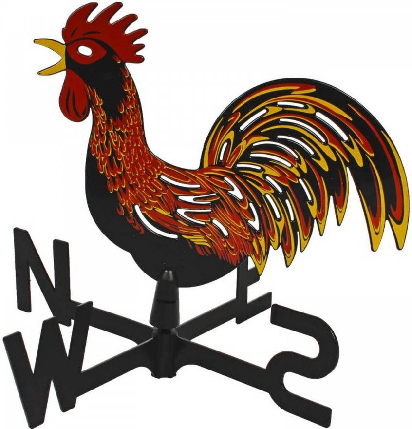 Strabox Windhaan/Windwijzer Gekleurd 33 X 29, 5 X 4 Cm Windrichtingaanwijzer/Windrichtingwijzer