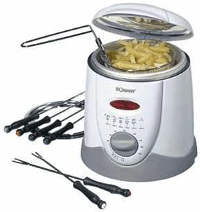 BOMANN Fondue FFR 1290 CB wit 1L 900 W