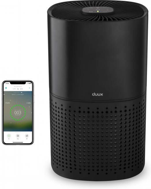 Duux Bright Smart Air Purifier Luchtreiniger Zwart