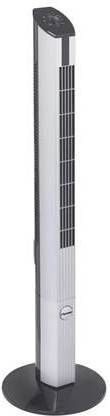 bestron Torenventilator DFT430 met draaifunctie, hoogte 107 cm, 50 w, zwart/grijs