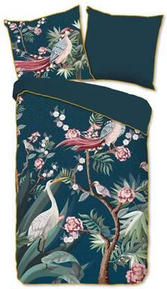 Descanso Tweezijdig te gebruiken overtrekset Sarenza met bloemen(2 delig )