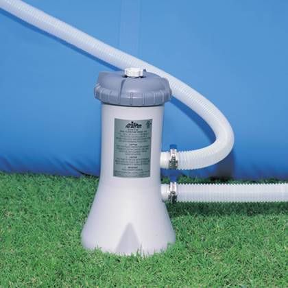 Intex Zwembadpomp 12v 244 305 366 Cm Filterpomp Grijs 12 Volt 2271 L/H