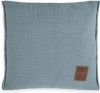 Knit Factory Uni Sierkussen Stone Green 50x50 cm online kopen