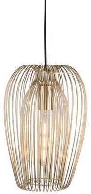 Leitmotiv Hanglampen Pendant lamp Lucid iron Goudkleurig