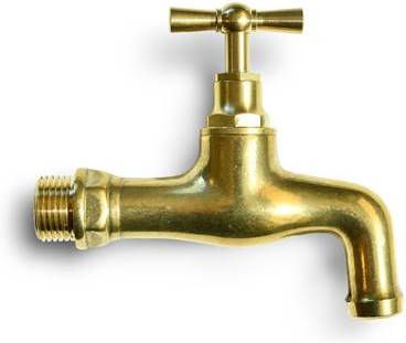 Meuwissen Agro Tapkraan Messing 1/2 Gladde uitloop