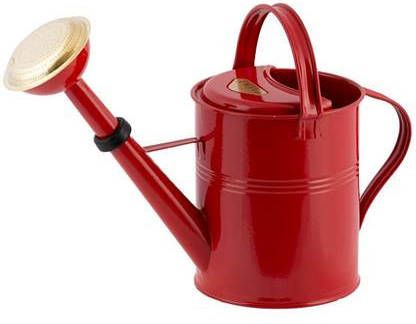 Merkloos Plint Retro Gieter 5 Liter Inhoud Rood