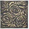 PTMD Rosanna Gold MDF wall panel with roses square online kopen