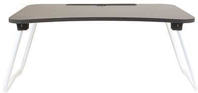 QUVIO Bedtafel voor laptop, tablet, boek of ontbijt zwart