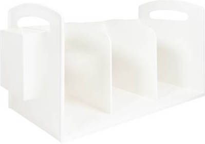 QUVIO Boekenhouder + pennenhouder Wit