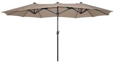 SenS-Line Sens line Marbella Parasol Taupe 270x450 Cm Grijs