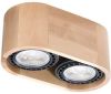 Sollux Plafondlamp Basic 2 lichts hout online kopen