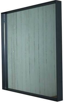 Spinder Design Donna 2 Vierkante Spiegel Zwart