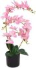 VidaXL Kunst orchidee plant met pot 65 cm roze online kopen